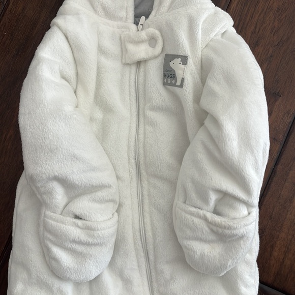 Simple Joys by Carter's Baby Girls' Fleece Footed Jumpsuit Pram - Picture 4 of 4